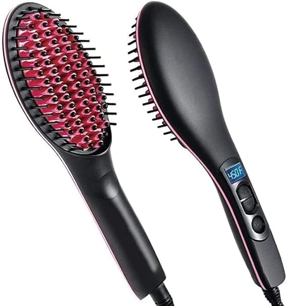 Szentpeter Simply 2 in 1 Hair Curler and Straightener Brush - Image 3