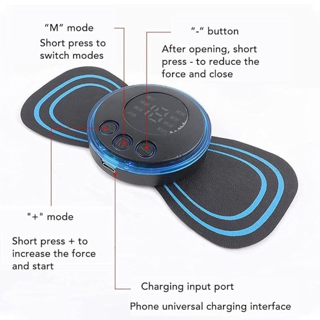 Cordless Mini Massager | Neck, Shoulder, Back & Leg Relief Device - Image 3