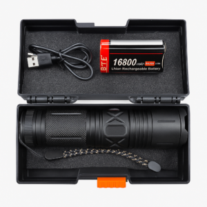 High-Power Rechargeable LED Flashlight Kit