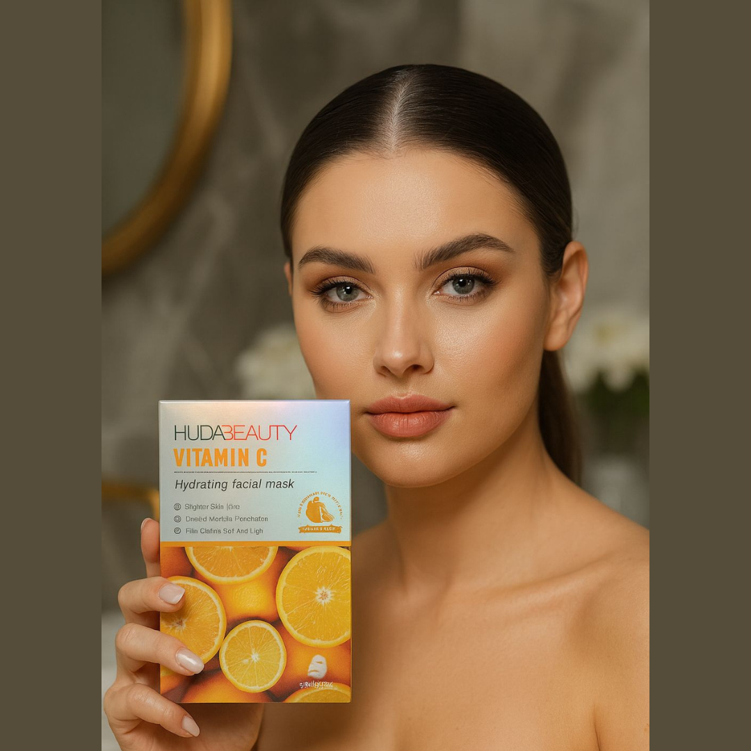 Huda Beauty Vitamin C & Collagen Facial Mask - Image 2
