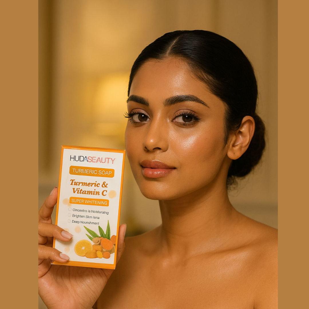 Huda Beauty Turmeric Vitamin C Soap - Image 2