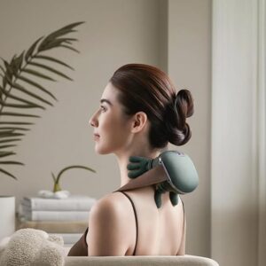 Portable, Bionic Heated Neck and Back Massager
